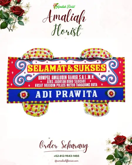 Papan Bunga Ucapan Selamat Gresik